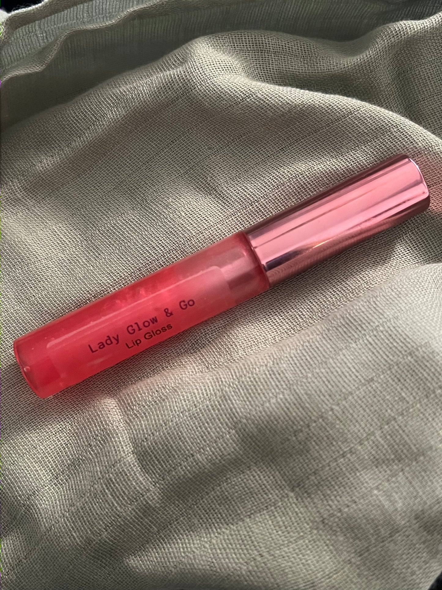 Lady Glow and Go Bubblegum Pink Lip Gloss